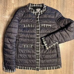 Anne Klein Black Puffer Jacket XS